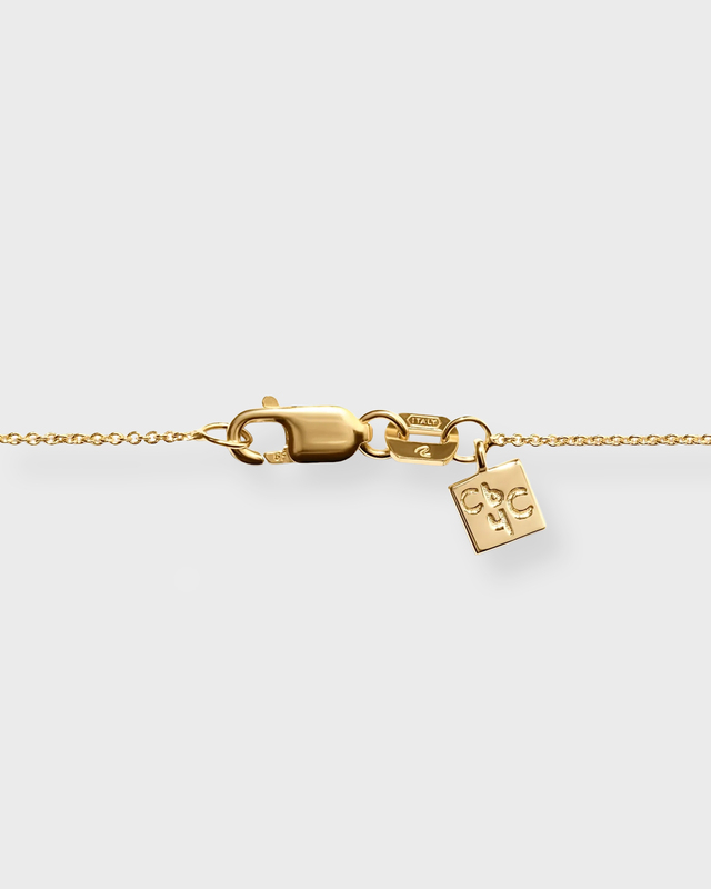 CBYC Necklace Floating Lab Diamond  Gold ONESIZE