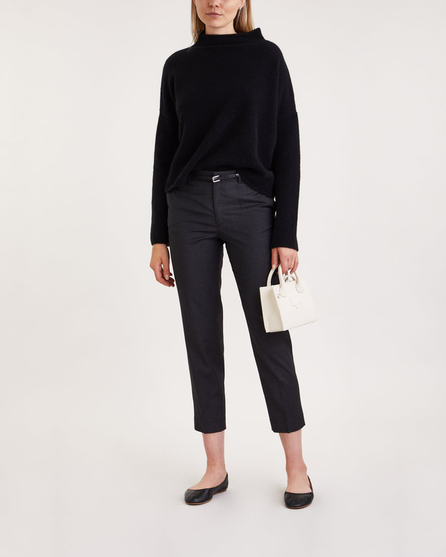 Filippa K Byxa Emma Cropped Wool Anthracite 40