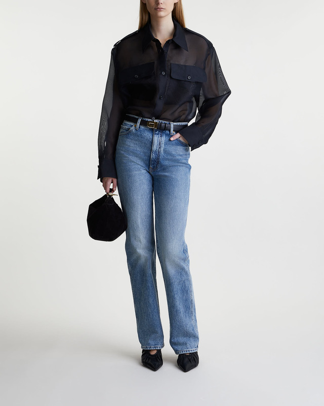 KHAITE Shirt Missa Black US 2 ( EUR 34)