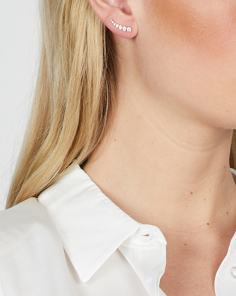 Earring Petite Croissant De Lune Gold 2