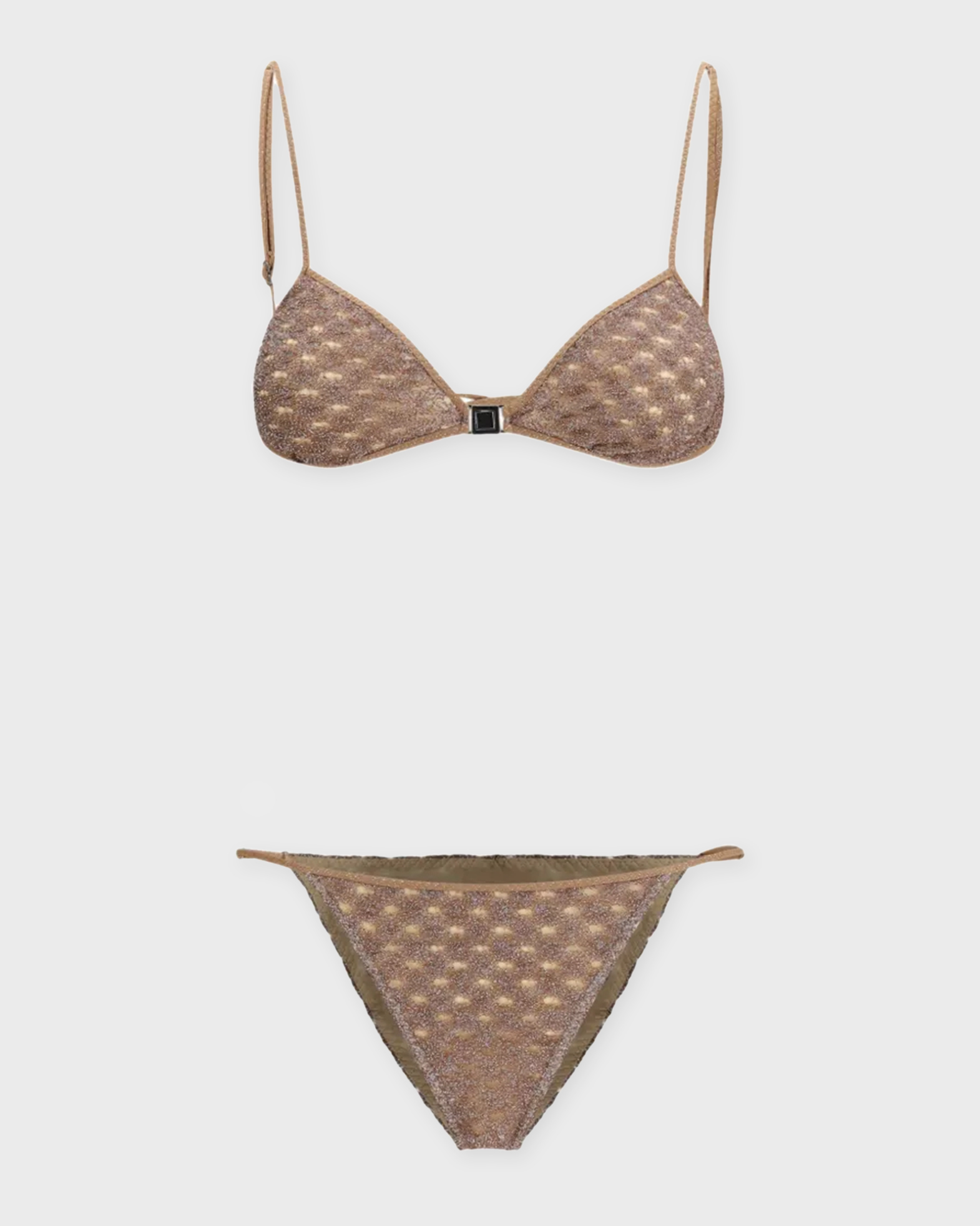 Missoni Women's Brown Bikini Lamé Viscose It 42 (Eur 38)