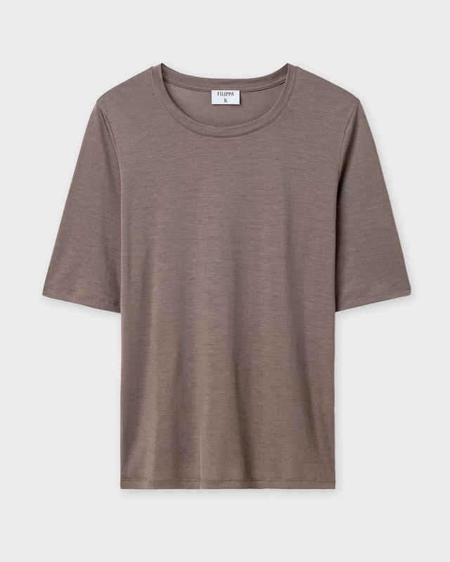 Filippa K T-Shirt Elena Tee Beige/grå L