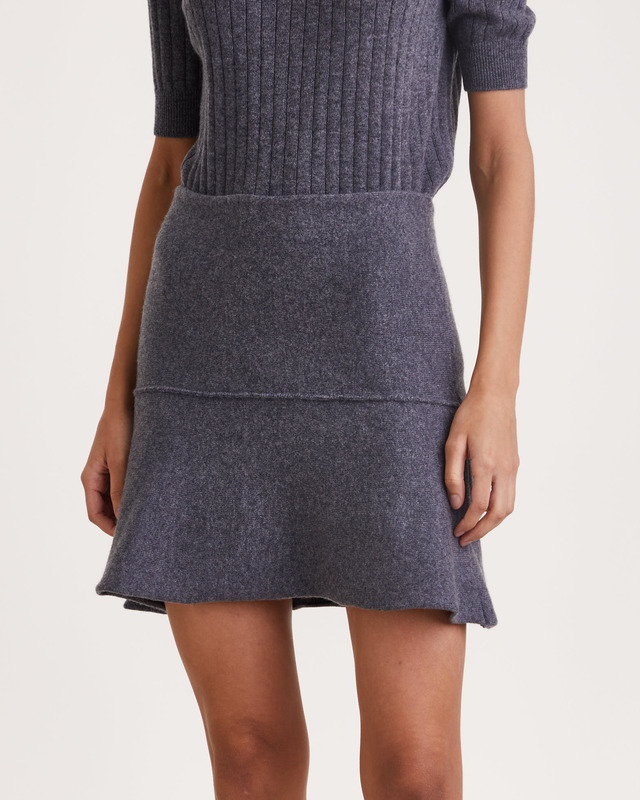 LISA YANG Kjol Noa Cashmere Grå 0 (XS-S)