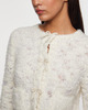 Acne Studios Kofta Open Stitch Bow  Vit S