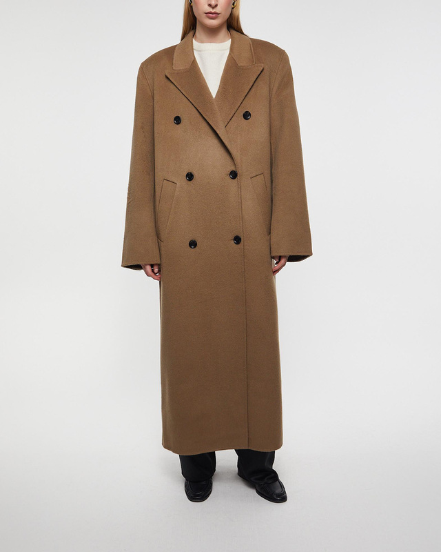 Almada Label  Kappa Deja Double-Breasted Tan M