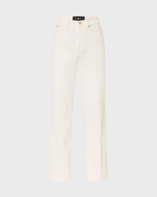 7 For All Mankind Jeans Modern Dojo Soleil White 24