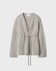 Soft Goat Cardigan Brushed Greige S