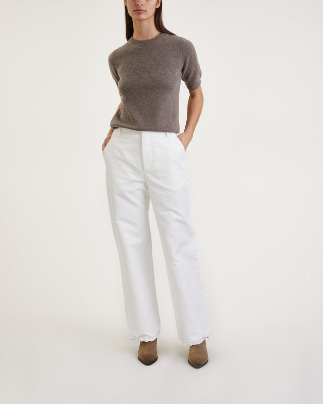 Marni Trousers Tech Cargo White IT 38 (EUR 32)