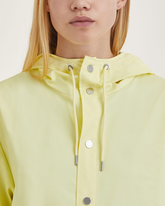 Rains Long Rain Jacket Yellow XL