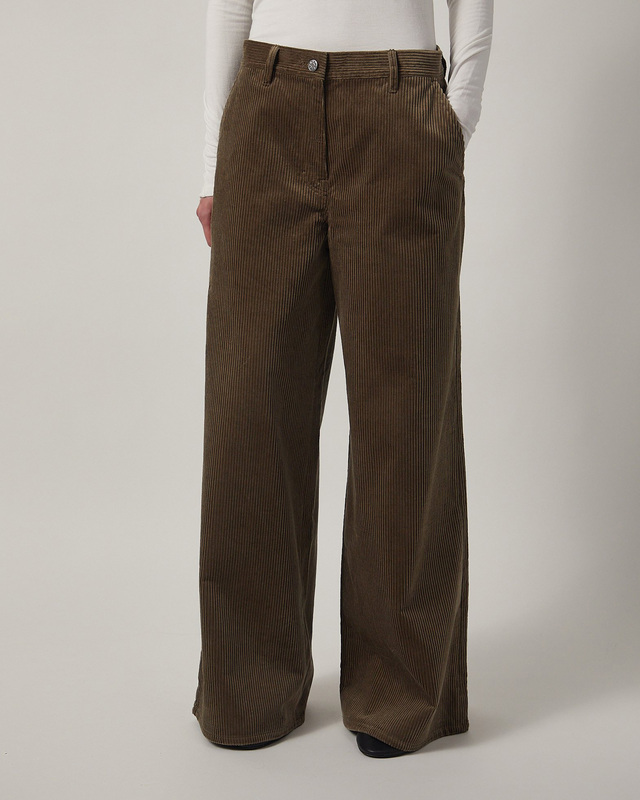 Filippa K Trousers Wide Leg Corduroy  Beige/grå 34