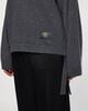 Ganni Sweater Future Wool Mix Oversized O-neck Phantom  L-XL