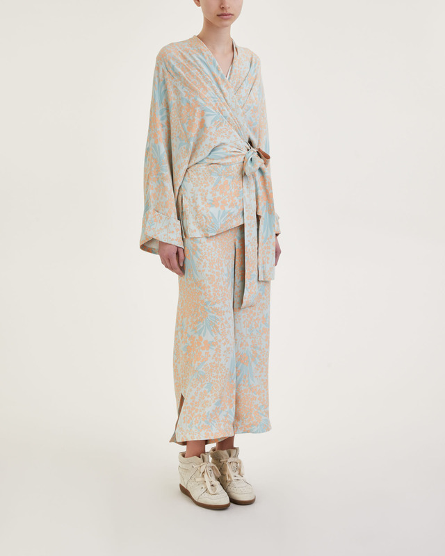 Rodebjer Byxa Sigrid Twill Mintgrön L