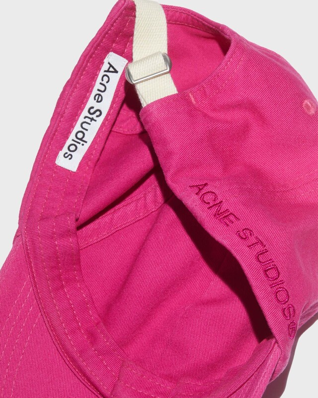 Acne Studios Cap Baseball Cotton Rosa ONESIZE