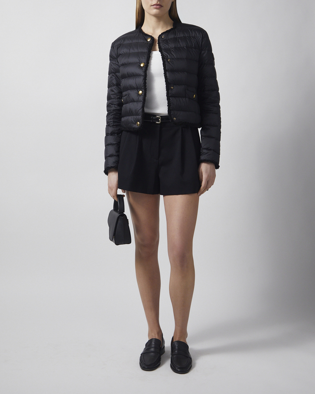 Moncler Jacket Fleurs  Black MONCLER 5 (XL)