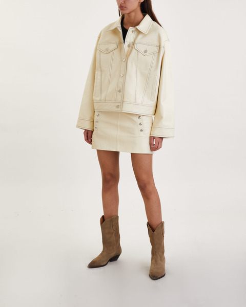 Jacka Oversized Jean Creme 2