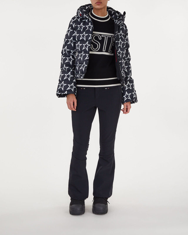 Perfect Moment Jacket Polar Flare Print Svart/vit L