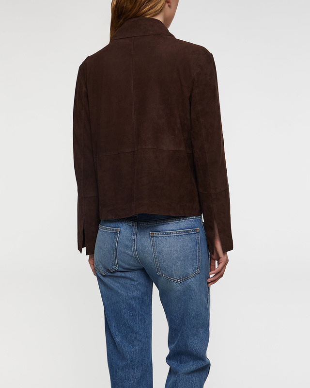 Wakakuu Icons Jacket Coco Suede Mörkbrun XS