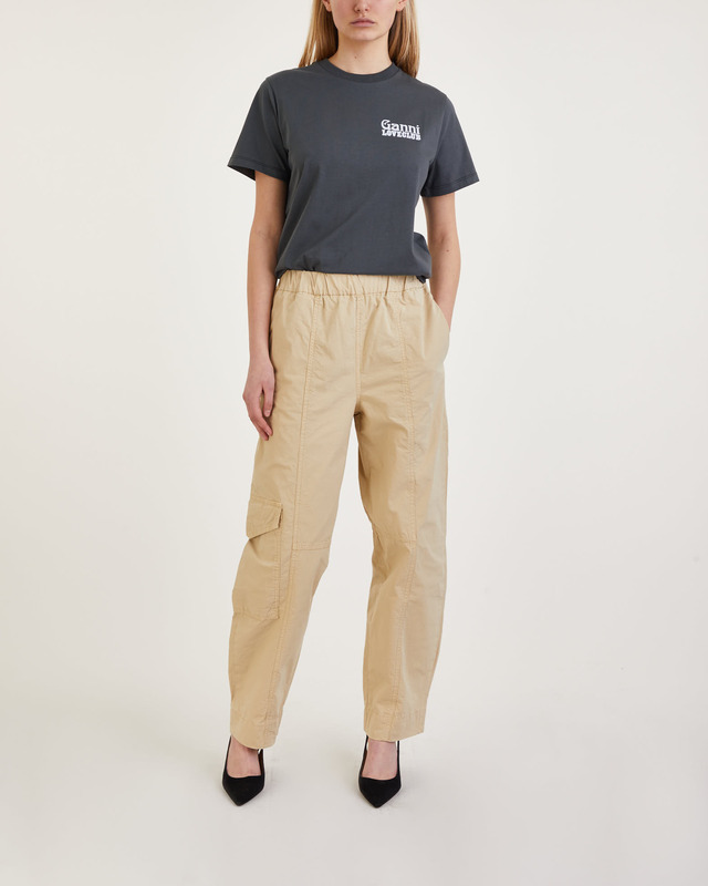Ganni T-Shirt Loveclub Relaxed Svart M