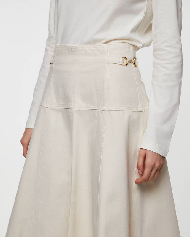 Ulla Johnson Skirt The Brigette  White US 2 ( EUR 34)