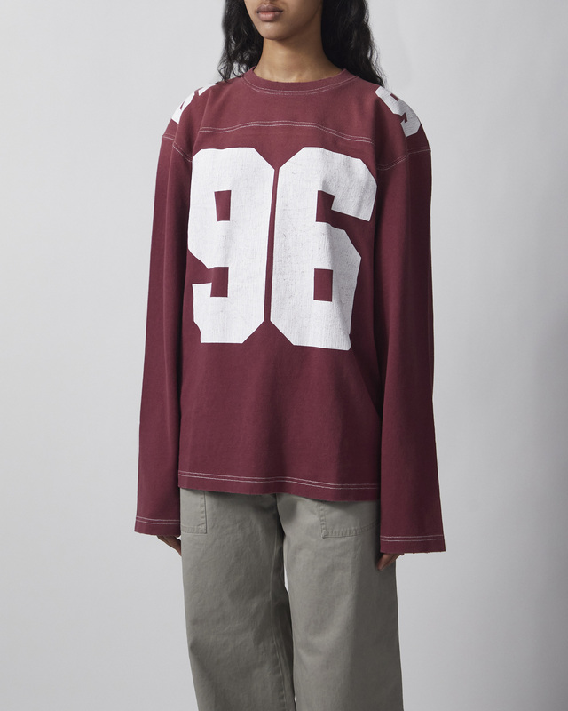 Acne Studios T-Shirt Logo Jersey Red XS-S