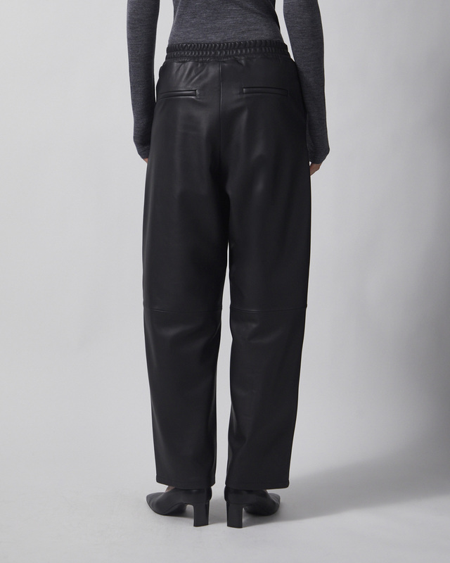 Wakakuu Icons Bukser Cropped Leather Black 42