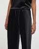 Almada Label  Trousers Bias Satin Pants Black XS