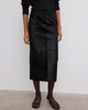 Dagmar Skjørt Pony Leather Black 36