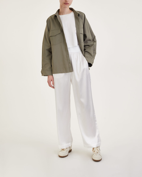 Trousers Faith Satin Vit 2