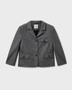 The Garment Jacket Mitch Fitted Grey melange UK 10 (EUR 38)