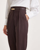 Max Mara Studio Byxor Briose Grå/brun IT 38 (EUR 32)