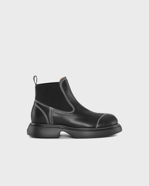 Ankelboots Low Chelsea Svart 1
