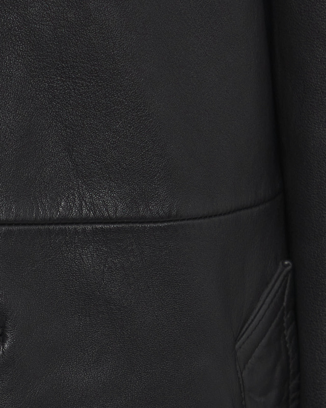 HOPE Jacket Leather Delusioin Washed Black 34