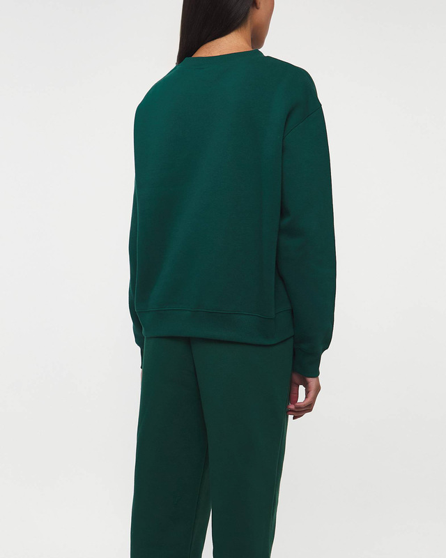 New Balance Sweater Graphic Fleece Crew Grön S