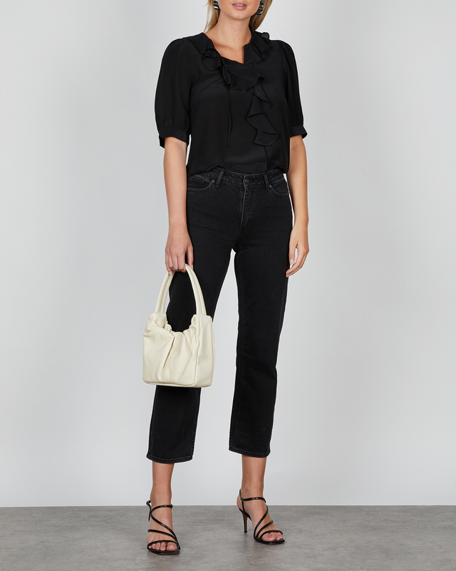 Rodebjer Blus Xilla Silk Svart XL