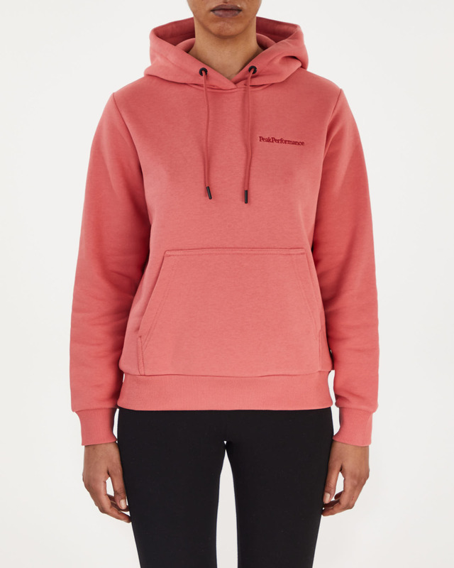Peak Performance Sweater W Original Small Logo Hood Rosa S
