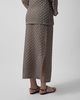 Malina Skirt Fannie Pointelle Knitted Maxi Taupe S