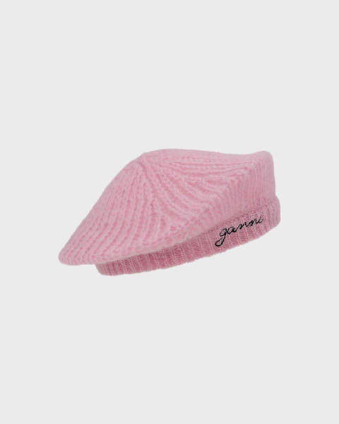 Beanie Mohair Beret Lila ONESIZE 1