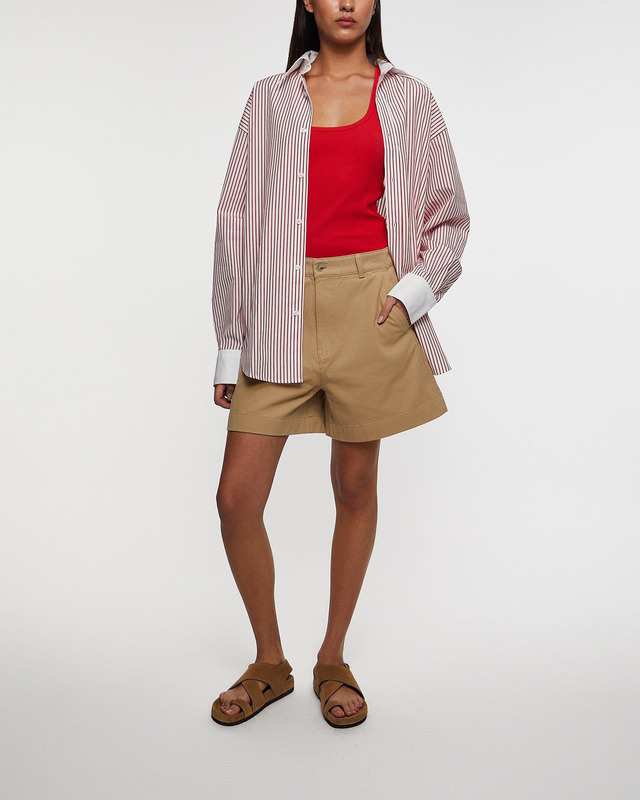 Filippa K Shorts Baggy Cotton Beige 38