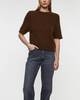 Dagmar Top Brushed Alpaca Brun XS