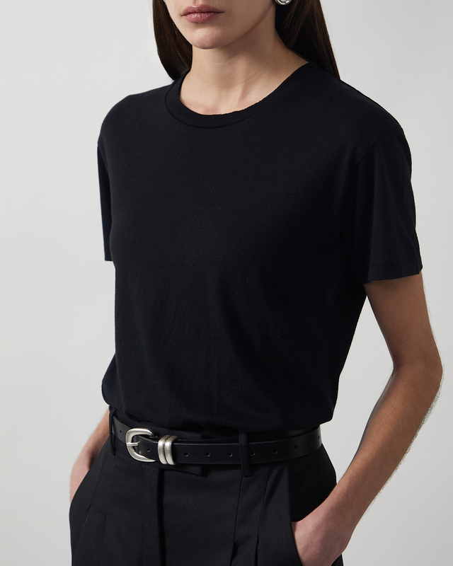 Éterne T-shirt short sleeve boyfriend Svart L