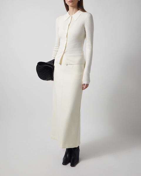 Cardigan Lili Rib Cashmere Creme 2