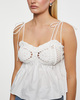 The Garment Top Kirsten Crochet White UK 12 (EUR 40)