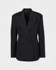 Acne Studios Kavaj Pinstripe Double Breasted  Svart 38