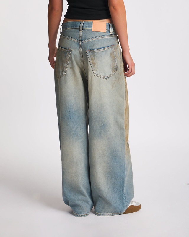 Acne Studios Jeans Loose Fit 2021 Penicillin Garment Dyed  Blue W30/L34