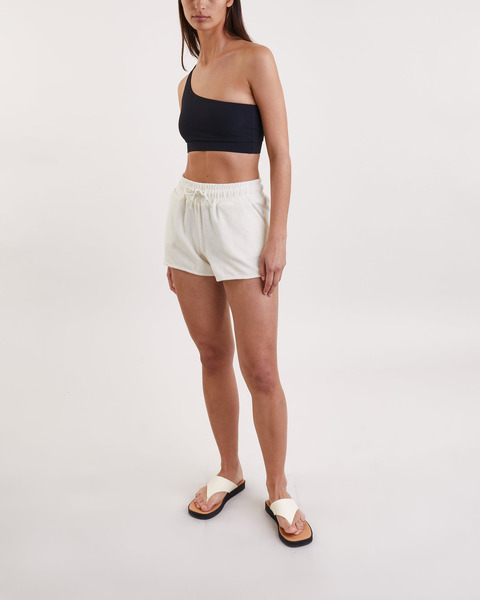 One Shoulder Bikini Top Svart 2