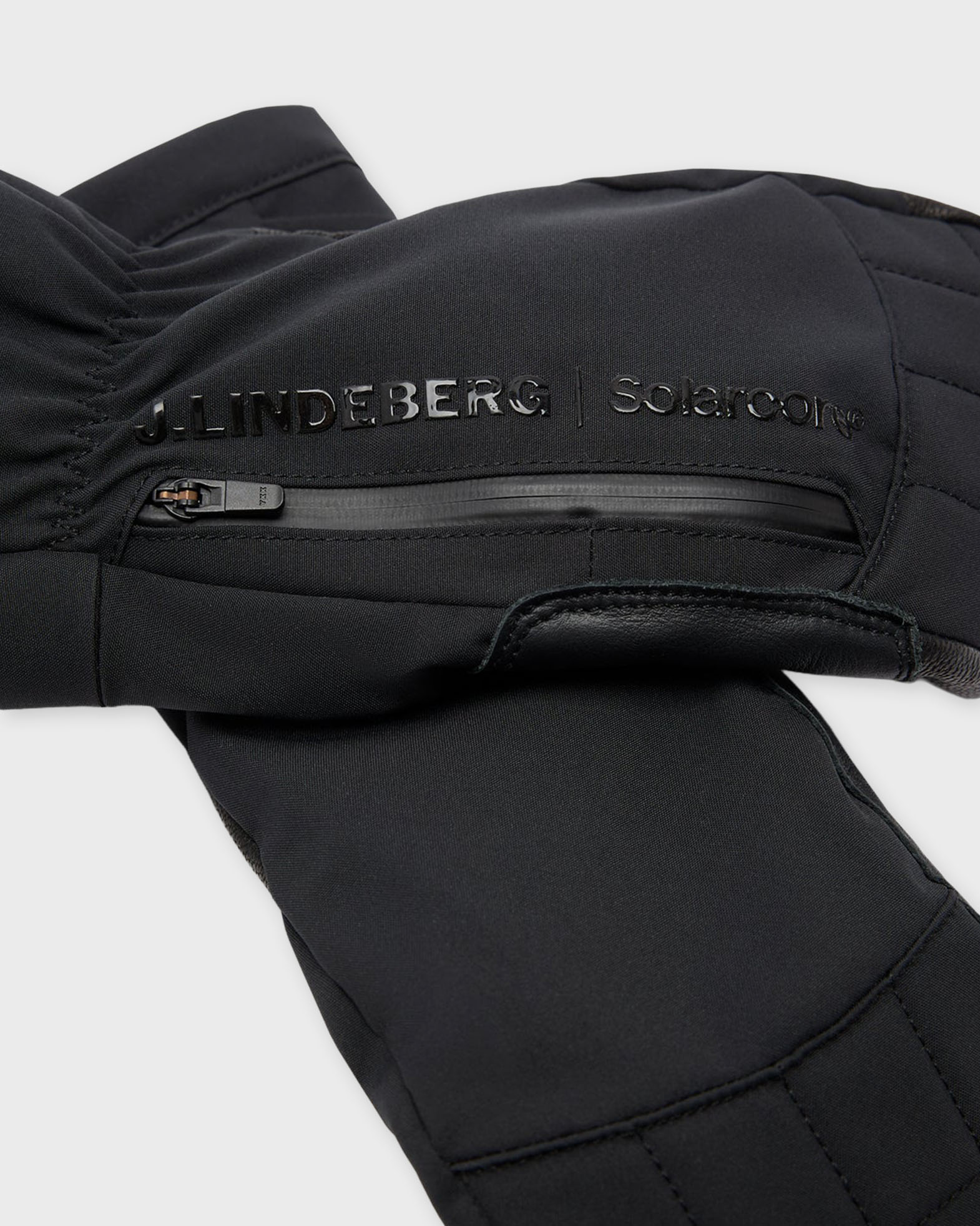 J. Lindeberg J Lindeberg Mittens Solarcore In Black