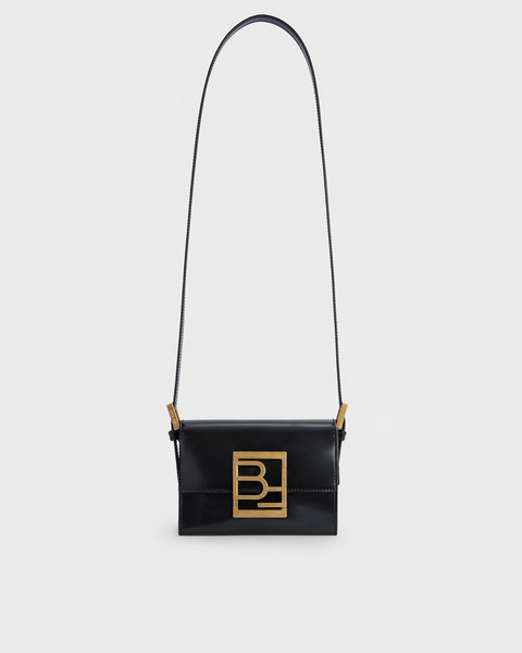 Bag Fran Black Semi Patent Leather Black S 2