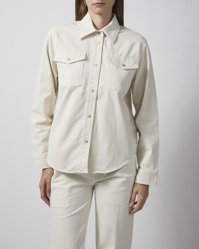 7 For All Mankind Skjorte Classic Comfort Twill Ecru L