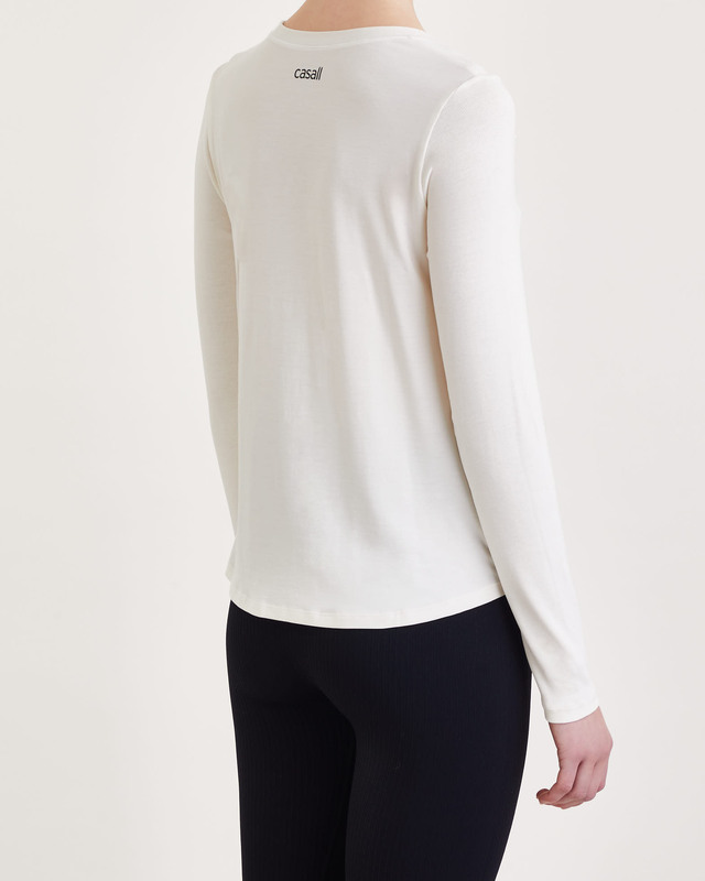 Casall Long Sleeve Crew Neck Offwhite 42