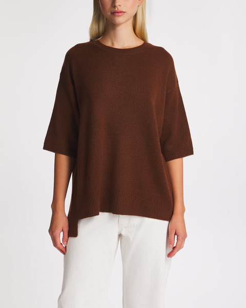 Sweater Camille Cashmere Brun 1